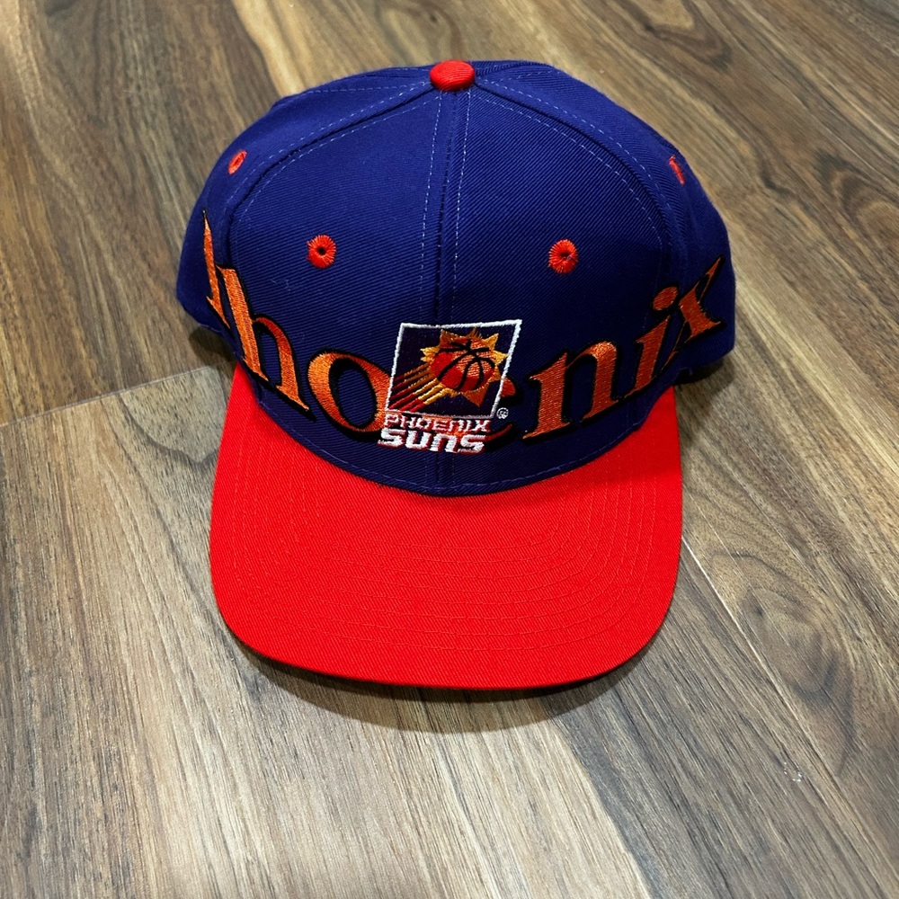 NBA Vintage Phoenix Suns Purple and Orange Snapback Hat
